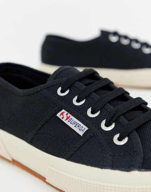 Superga 2750 Classic Canvas Trainers In Black, 3 of 4