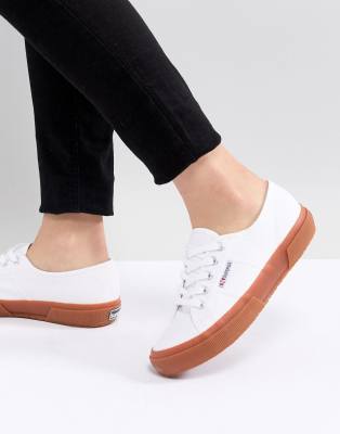 superga white gum sole