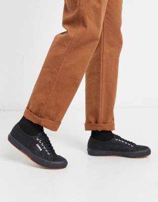 Tener cuidado Sede País Superga 2750 classic plimsolls in double black | ASOS