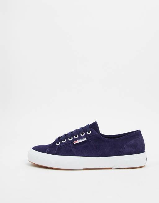 Superga 2025 navy suede