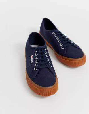 superga navy gum