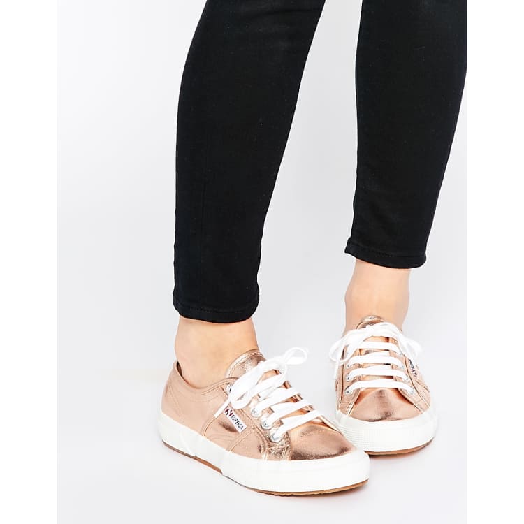 Superga 2750 cotu classic best sale rose gold