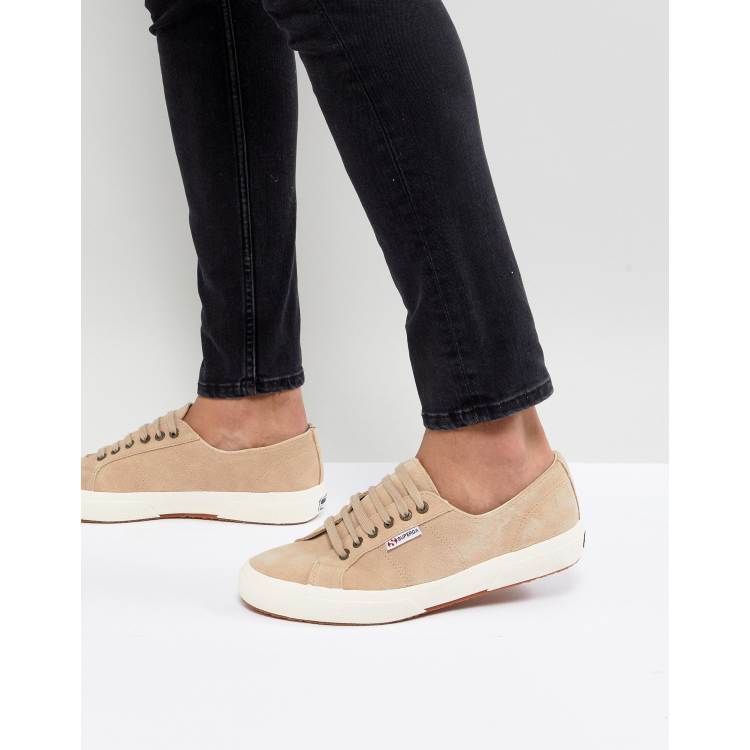 Superga 2750 suede lace up outlet sneakers