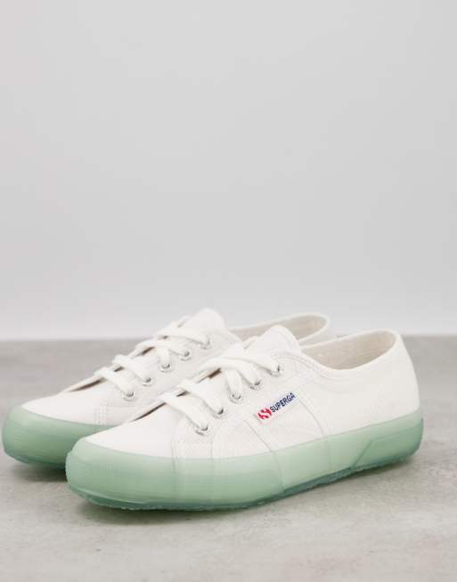 Superga - 2750 cotu - Baskets à semelle transparente - Blanc