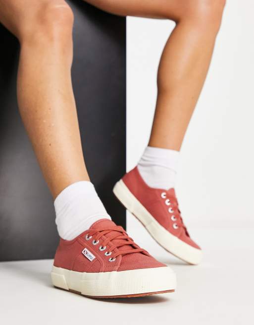 Superga red clearance sneakers