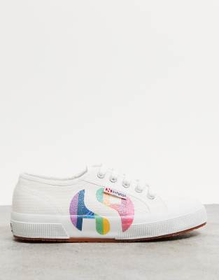 superga glitter trainers