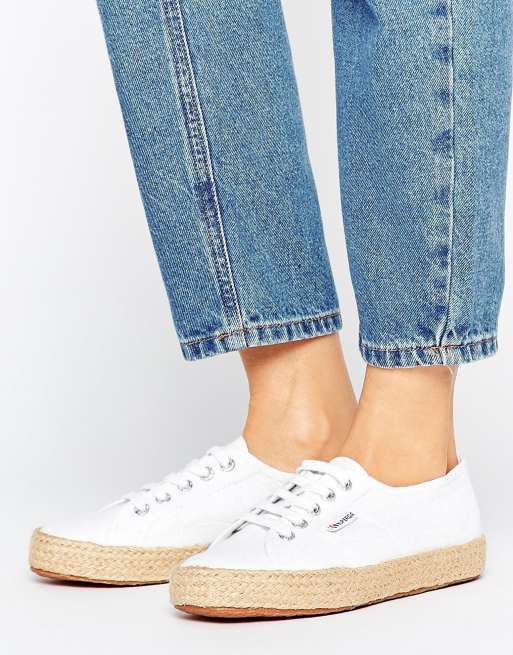 Superga espadrilles shop weiB