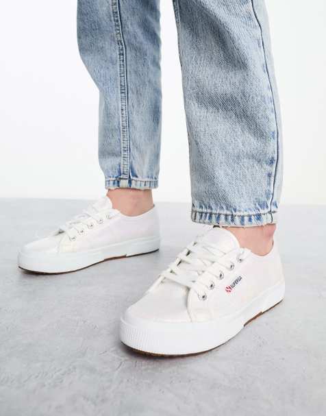 Superga cheap nappaleau white