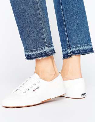 superga white womens trainers