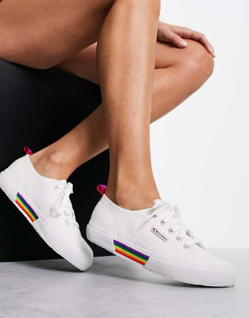 Superga store rainbow sneakers