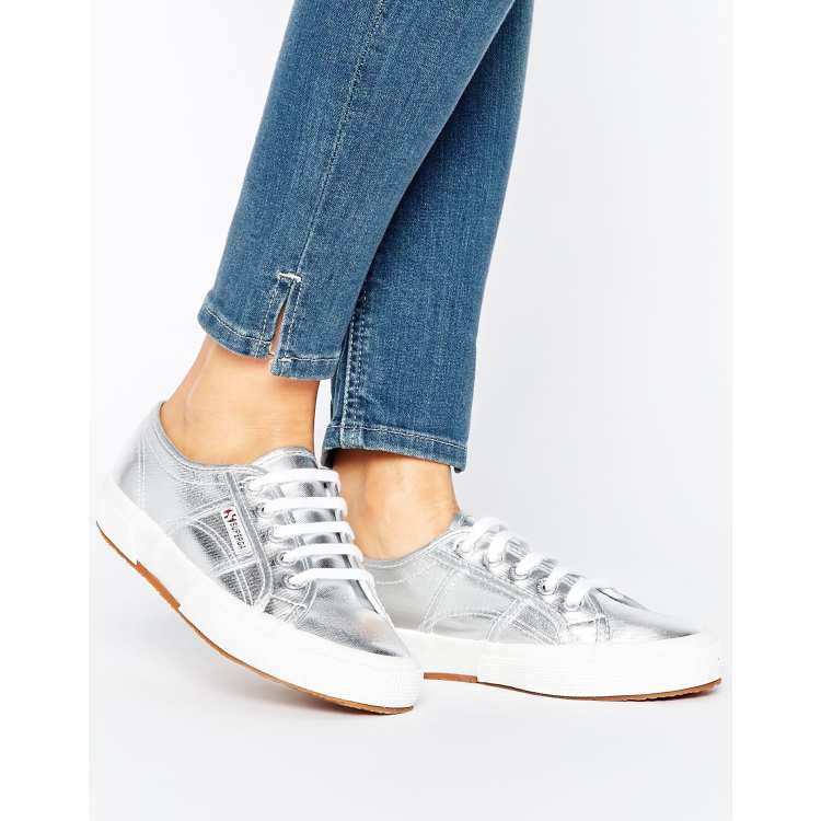 Scarpe superga argentate best sale