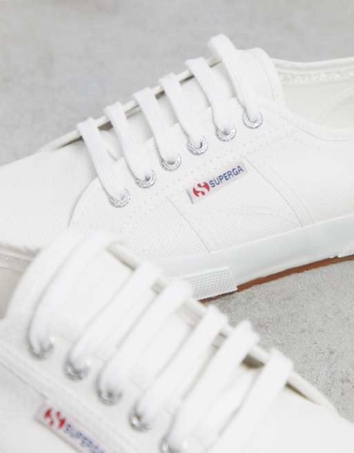 Superga bianche clearance tela