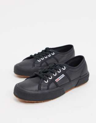 Superga nere pelle online