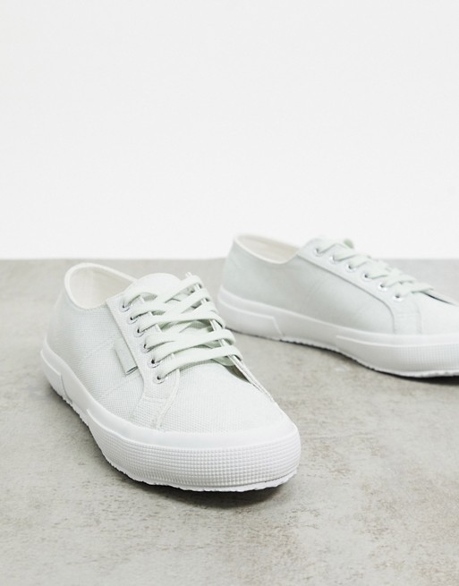 Superga 2750 synlea lace up trainers in iredescent snake