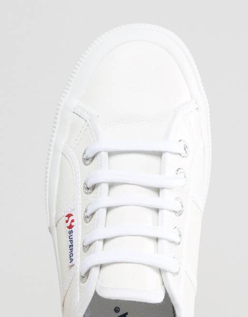 Superga 2750 – Weiße Leder-Sneaker, 3 von 4