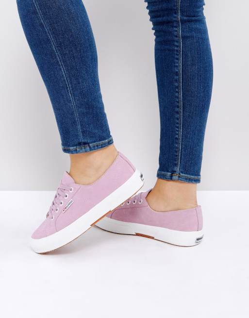 Superga 2750 – Wildlederturnschuhe in Violett