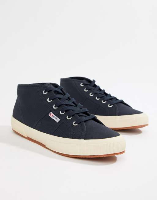 Superga alte blu sale