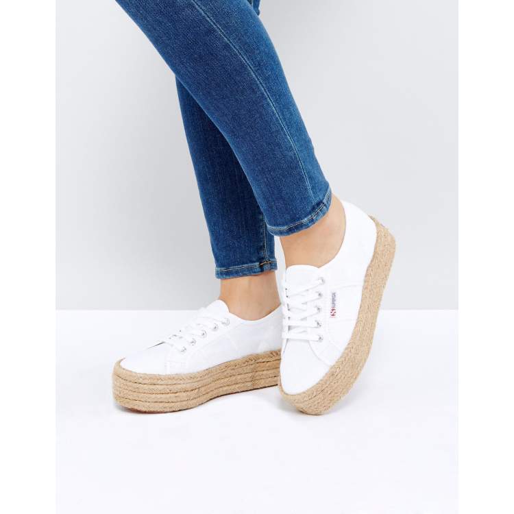 Superga espadrille platform sneakers on sale