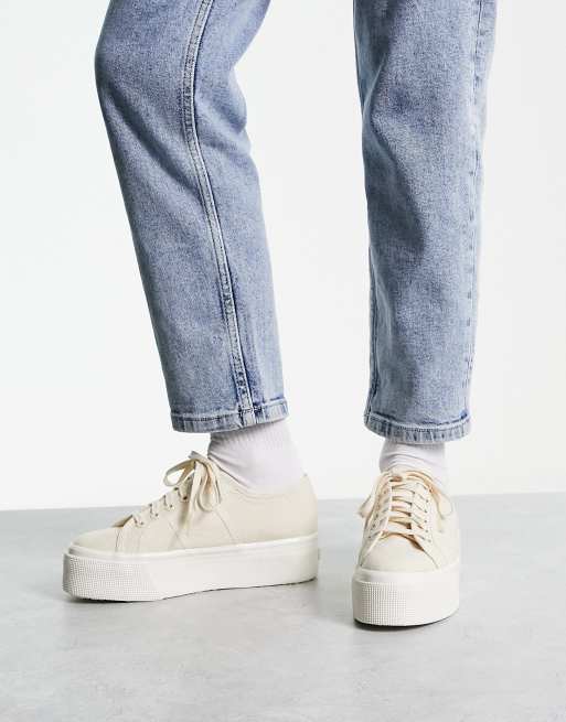 Superga platform beige online