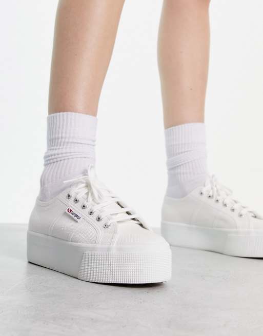 Superga store flatforms wit