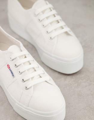 superga sneakers wit