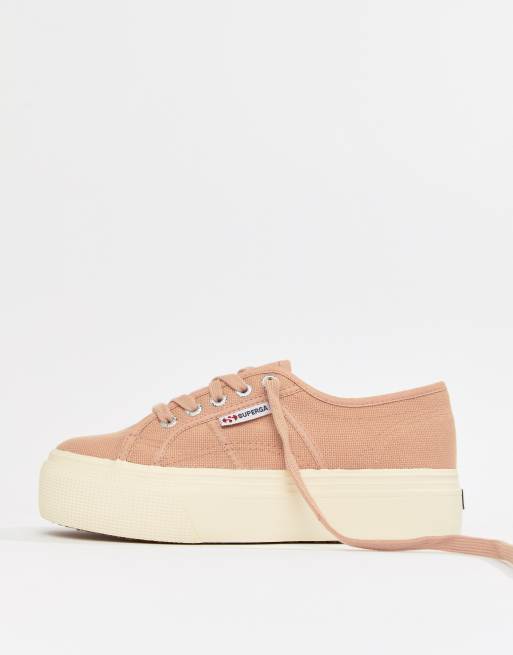 Superga store plateau rosa