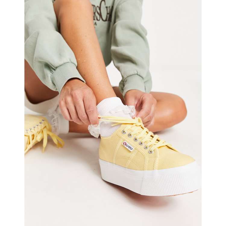 Superga pastel shop platform sneaker