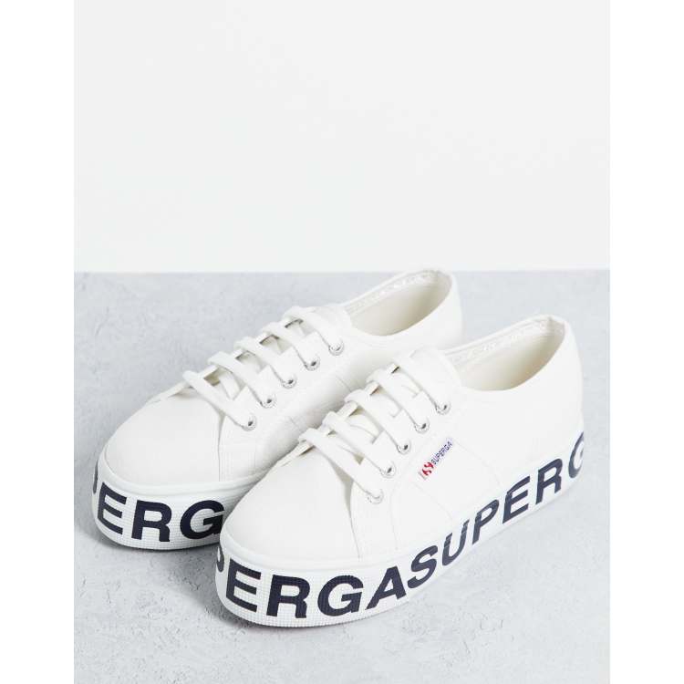 Superga 2790 cotw hot sale outsole lettering white