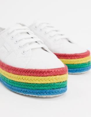 superga rainbow sole