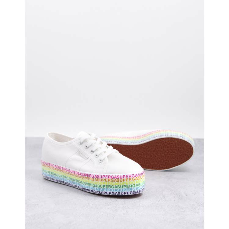 Superga 2790 platform sneaker rainbow online