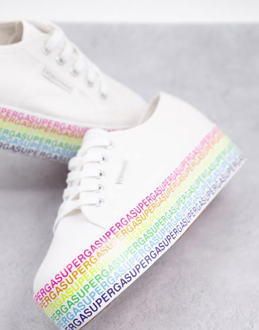 Superga store 2790 rainbow