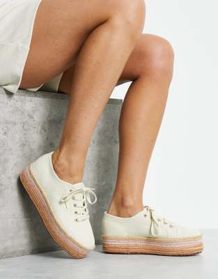 Superga 2790 Rope espadrille trainers in sand