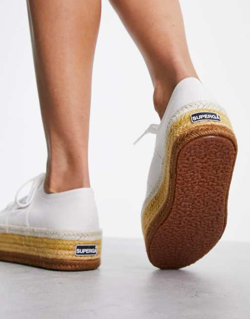 Superga 2790 2024 white espadrille