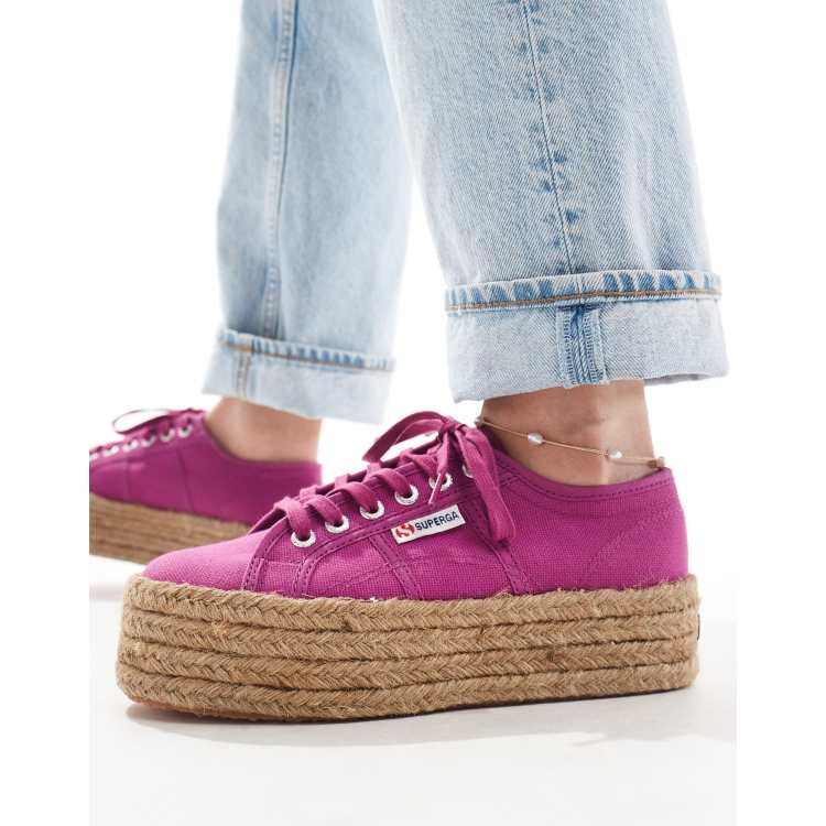 Superga 2790 rope trainers in purple ASOS