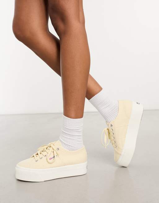 Superga con soletta rialzata deals