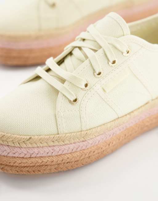 Superga hot sale espadrilles beige