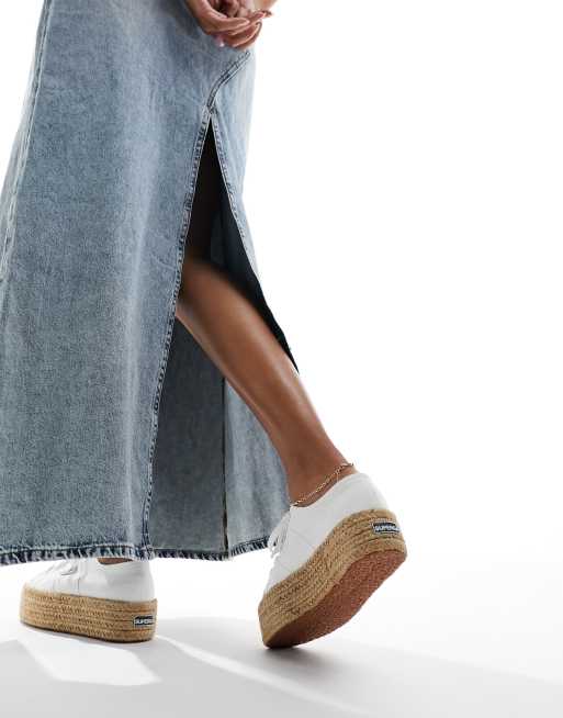 Superga espadrillas nere hot sale
