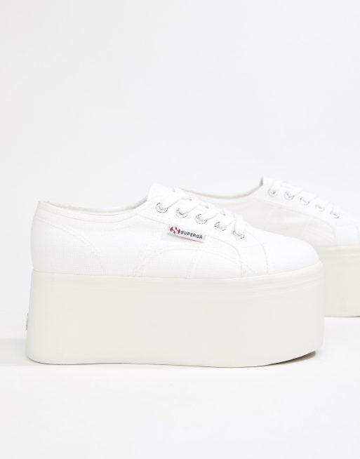 Scarpe superga hotsell con plateau