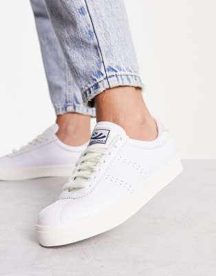 Superga - 2843 Club S - Sneaker aus Leder in Weiß