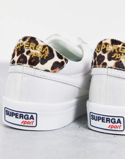 Superga leopardate clearance