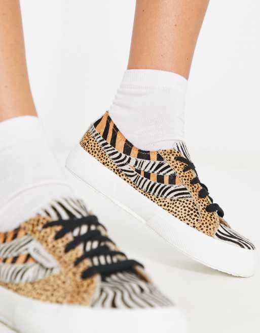 Superga hotsell zebra print