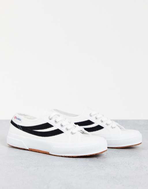 Superga - 2953 Swallow Tail - Baskets classiques - Blanc et noir