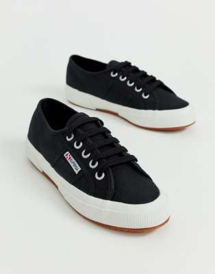 superga black cotu classic