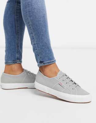 Superga - Cotu Classic 2750 - Sneakers di tela grigie-Grigio