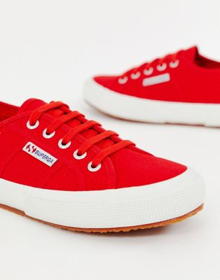 Superga - Cotu classic 2750 - Sneakers di tela rosse | ASOS