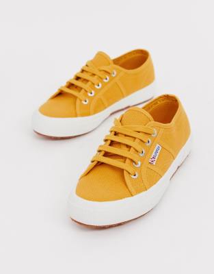 superga yellow trainers