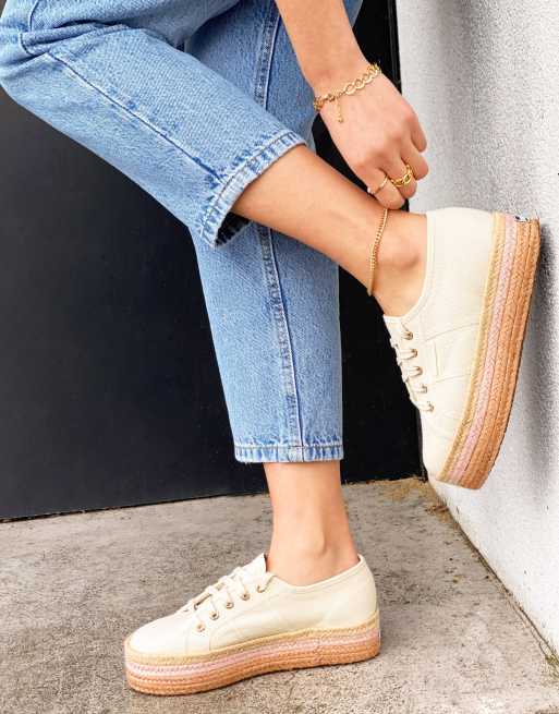 Superga cheap rope platform