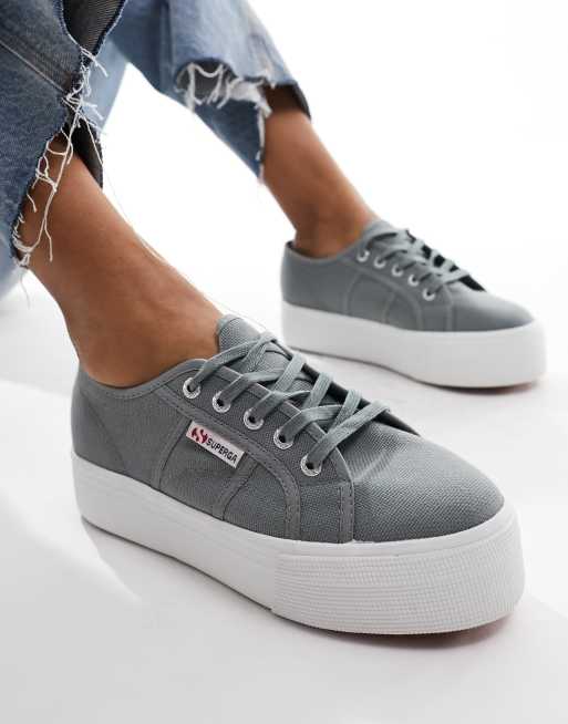 Superga hotsell shoes grey