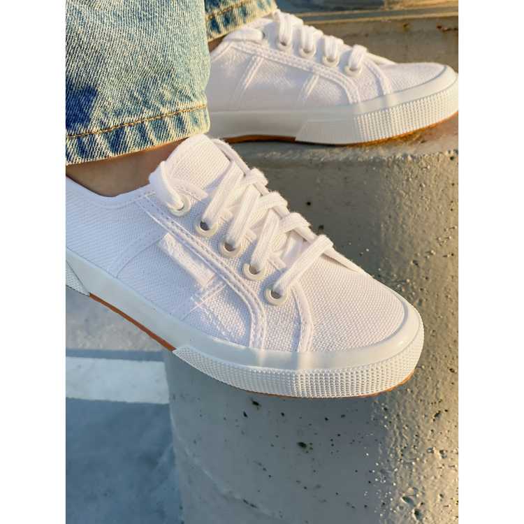 Superga lace outlet up slip on