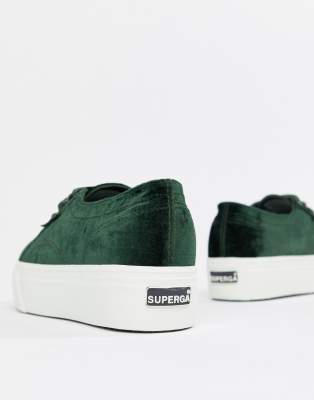 superga velour sneakers